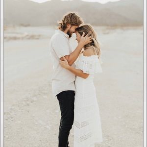 Vici off shoulder lace dress